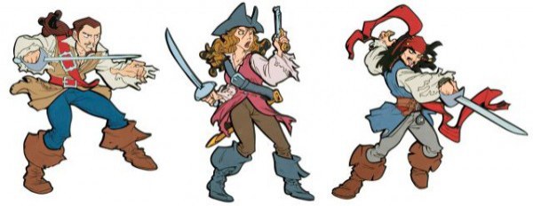 3 pěnové figurky Piráti z Karibiku | Dětské dekorace - Dekorace Piráti z Karibiku 3 pěnové figurky Piráti z Karibiku | Dětské dekorace - Dekorace Piráti z Karibiku