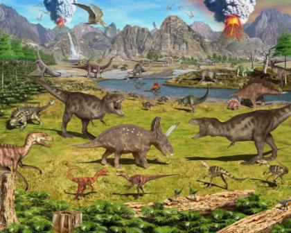 Fototapeta 12 dílná 3D dinosaurus | Fototapety - FOTOTAPETY PRO DĚTI Fototapeta 12 dílná 3D dinosaurus | Fototapety - FOTOTAPETY PRO DĚTI