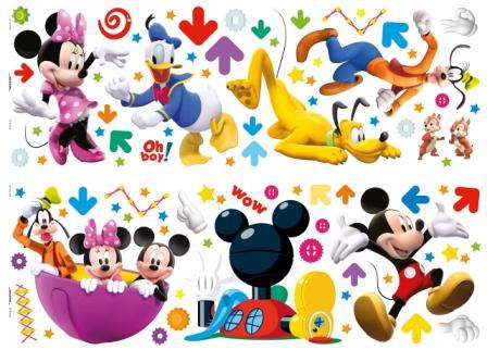 Nálepky na zeď Mickey Mouse 2 | Dětské dekorace - Dekorace Mickey Mouse Nálepky na zeď Mickey Mouse 2 | Dětské dekorace - Dekorace Mickey Mouse