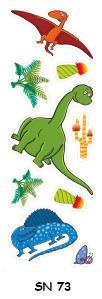 2D Nálepky Dino | DĚTSKÉ DEKORACE - DĚTSKÉ DEKORACE RŮZNÉ