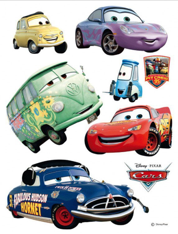 Maxi nálepka na zeď Cars a Kamarádi | Dětské dekorace - Dekorace Cars Maxi nálepka na zeď Cars a Kamarádi | Dětské dekorace - Dekorace Cars