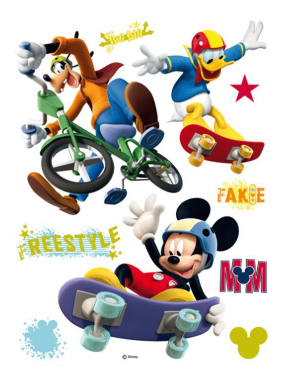 Maxi nálepka na zeď Mickey Mouse freestyle | Dětské dekorace - Dekorace Mickey Mouse Maxi nálepka na zeď Mickey Mouse freestyle | Dětské dekorace - Dekorace Mickey Mouse
