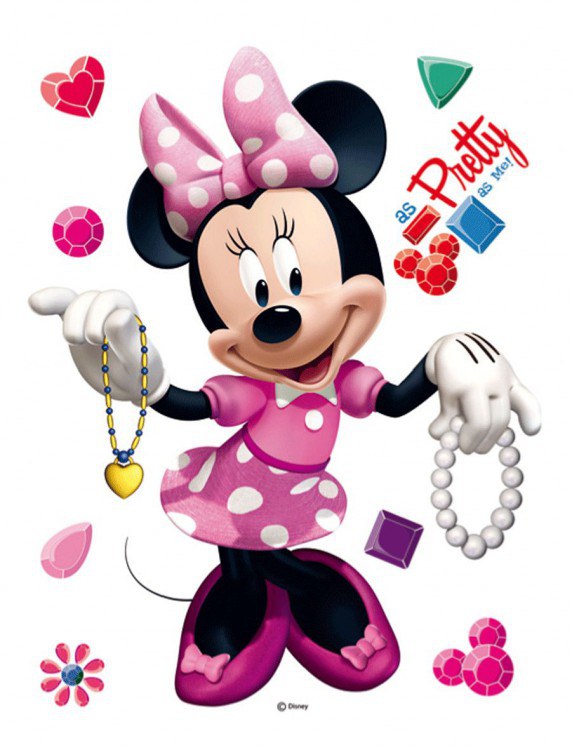 Maxi nálepka na zeď Minie | Dětské dekorace - Dekorace Mickey Mouse