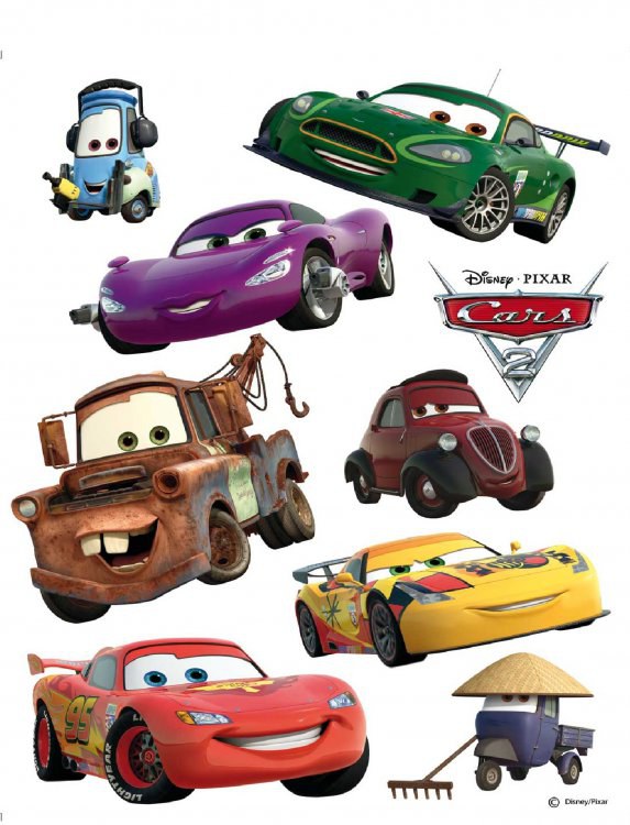 Maxi nálepka na zeď Cars a přátelé | Dětské dekorace - Dekorace Cars Maxi nálepka na zeď Cars a přátelé | Dětské dekorace - Dekorace Cars