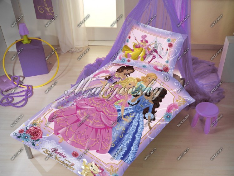 Povlečení Barbie - mušketýrky | Dětské povlečení - Povlečení pro děti