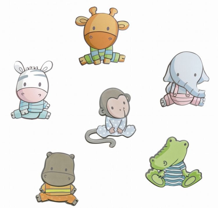 Mini pěnové figurky Baby Zoo | DĚTSKÉ DEKORACE - DEKORACE BABY ZOO Mini pěnové figurky Baby Zoo | DĚTSKÉ DEKORACE - DEKORACE BABY ZOO
