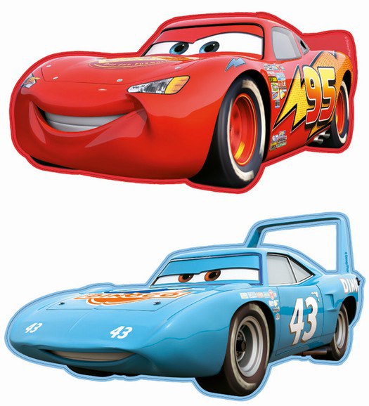 2 pěnové figurky Cars | DĚTSKÉ DEKORACE - DEKORACE CARS