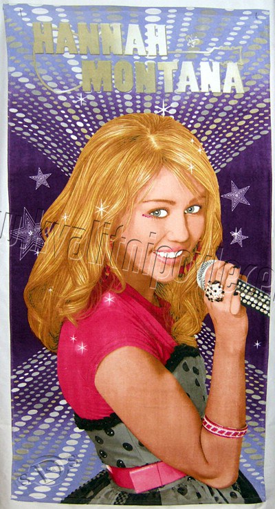 Osuška Hannah Montana C  | Dětské povlečení - Osušky pro děti
