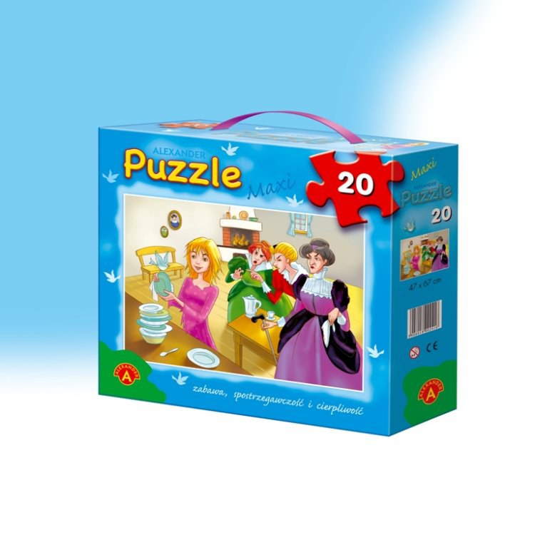 Puzzle Maxi 20 dílů-Popelka a macecha | HRAČKY - HRY ALEXANDER Puzzle Maxi 20 dílů-Popelka a macecha | HRAČKY - HRY ALEXANDER