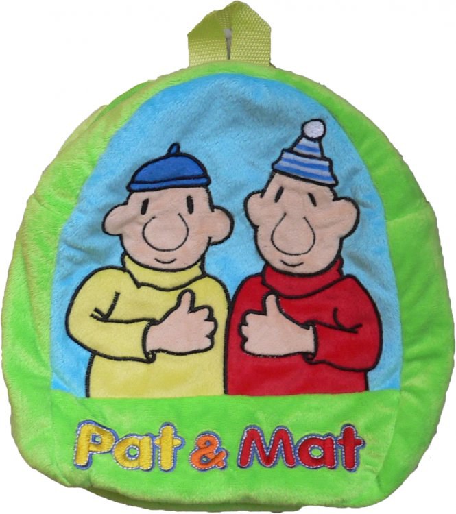 Pat a Mat dětský plyšový baťůžek | Školní Batohy - Školní batohy Pat a Mat