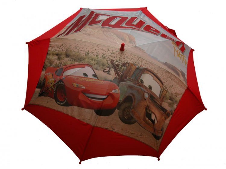 Deštník Cars vystřelovací 104 cm červený | Deštníky a Pláštěnky - Deštníky pro děti
